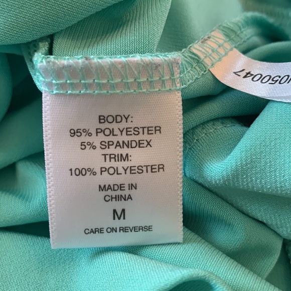 2/$15 7th Avenue NYC- Women’s Medium- Mint green, apricot. and tan blouse - Picture 5 of 6